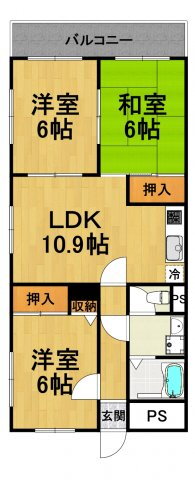 兵庫県西宮市下大市東町 門戸厄神駅 3LDK マンション 賃貸物件詳細