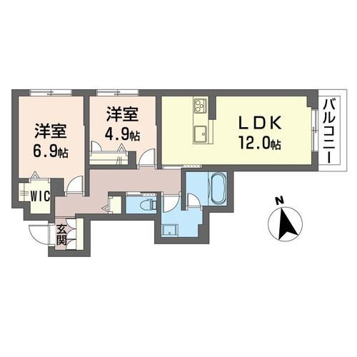 ＳＨＭ　グランヴィスタ 1階 2LDK 賃貸物件詳細