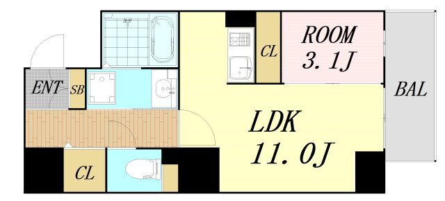 大阪府大阪市西区北堀江１ 西大橋駅 1LDK マンション 賃貸物件詳細
