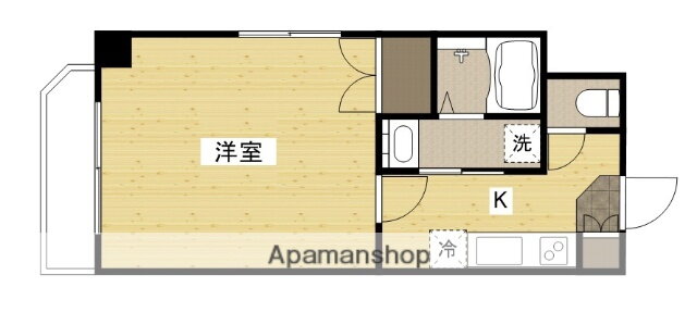 広島県広島市中区富士見町 中電前駅 1K マンション 賃貸物件詳細