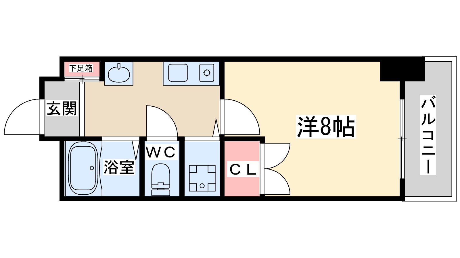 大阪府大阪市北区大淀中２ 福島駅 1K マンション 賃貸物件詳細