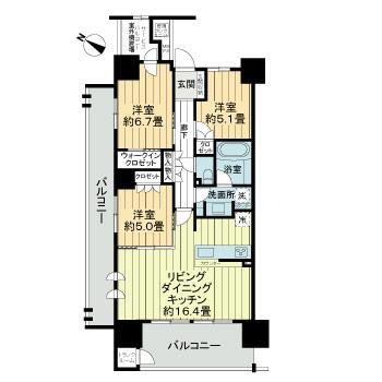 大阪府茨木市庄１ ＪＲ総持寺駅 3LDK マンション 賃貸物件詳細
