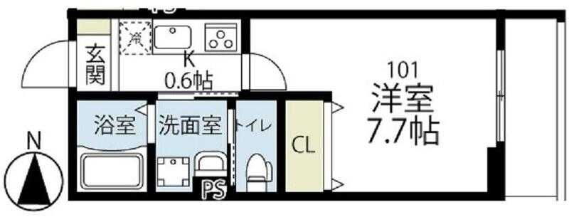 神奈川県横浜市鶴見区獅子ケ谷２ 大倉山駅 1K アパート 賃貸物件詳細
