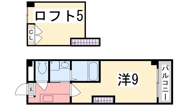 兵庫県姫路市山野井町 山陽姫路駅 1K マンション 賃貸物件詳細