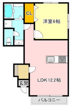 佐賀県鳥栖市田代外町 田代駅 1LDK アパート 賃貸物件詳細