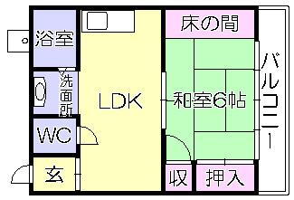 福岡県久留米市安武町住吉 安武駅 1LDK アパート 賃貸物件詳細