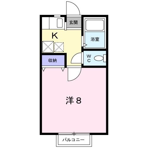 茨城県水戸市末広町３ 赤塚駅 1K アパート 賃貸物件詳細