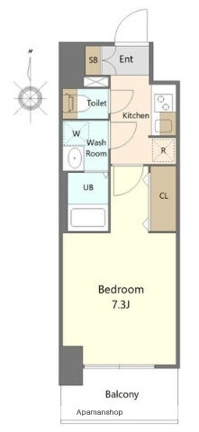 ＳーＲＥＳＩＤＥＮＣＥ亀島駅前ａｓｃｅｎｔ（アセント） 10階 1K 賃貸物件詳細