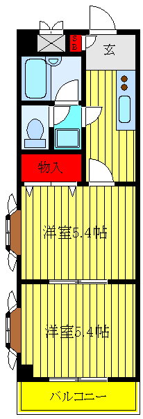 東京都足立区新田３ 王子神谷駅 2K マンション 賃貸物件詳細