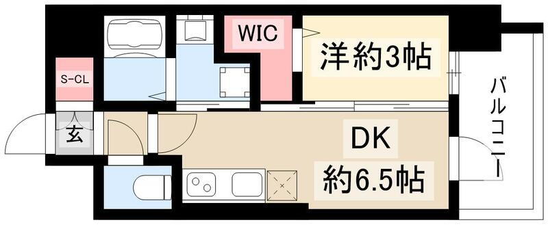 愛知県名古屋市中川区尾頭橋３ 尾頭橋駅 1DK マンション 賃貸物件詳細