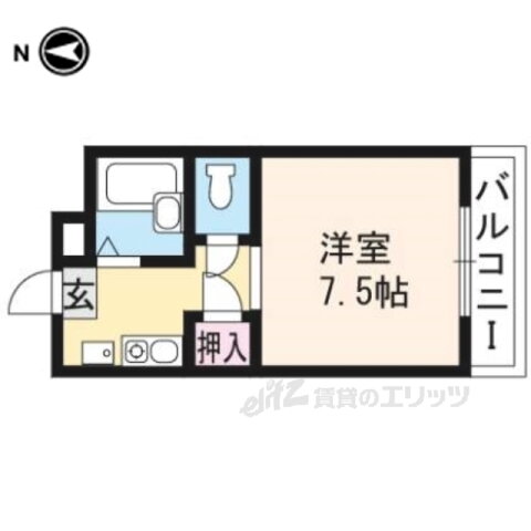 京都府京都市右京区太秦馬塚町 太秦駅 1K マンション 賃貸物件詳細