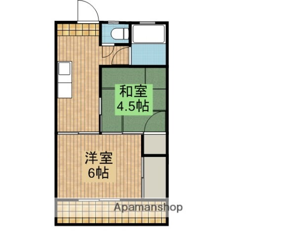 水間ビル 4階 2K 賃貸物件詳細