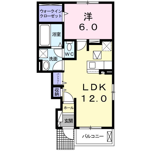 フラン・リーリエ 1階 1LDK 賃貸物件詳細