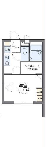 レオパレス中央 2階 1K 賃貸物件詳細