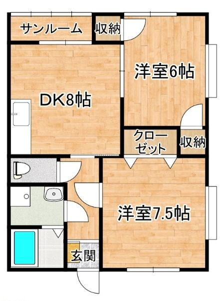 新潟県長岡市中興野 押切駅 2DK アパート 賃貸物件詳細