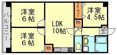 福岡県福岡市中央区天神３ 天神駅 3LDK マンション 賃貸物件詳細