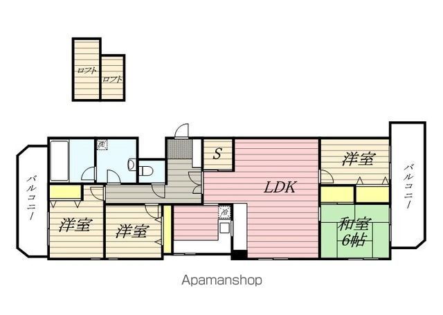 福岡県福岡市中央区薬院２ 薬院大通駅 4SLDK マンション 賃貸物件詳細