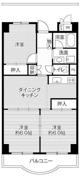 東京都港区海岸３ 芝浦ふ頭駅 3DK マンション 賃貸物件詳細
