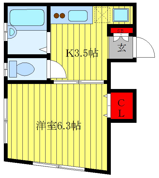 東京都北区中十条１ 十条駅 1K アパート 賃貸物件詳細