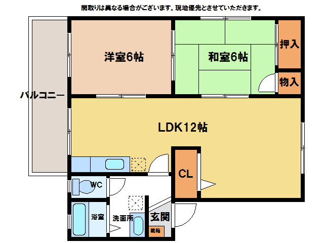 徳島県小松島市中田町字広見 中田駅 2LDK アパート 賃貸物件詳細