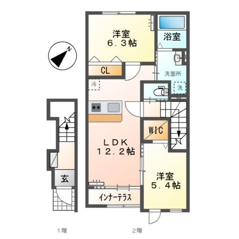 大分県別府市火売 別府大学駅 2LDK アパート 賃貸物件詳細