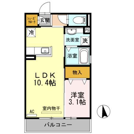 愛知県豊橋市牛川町字西側 東田駅 1LDK アパート 賃貸物件詳細