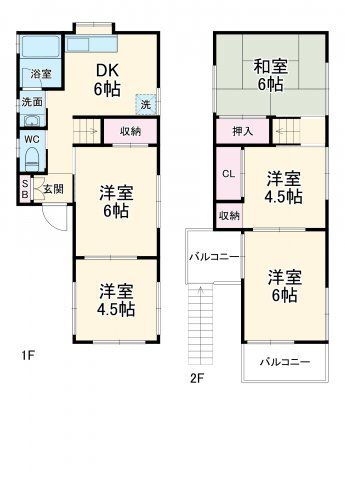 上高野１２９１戸建 5DK 賃貸物件詳細