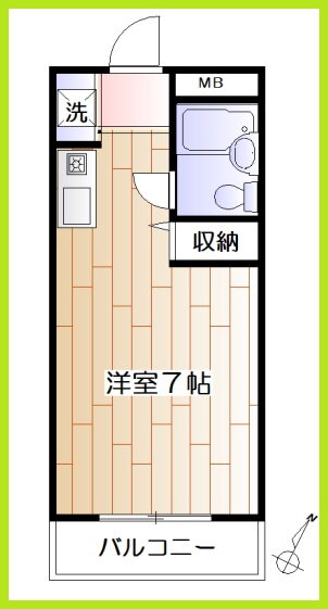 神奈川県大和市南林間３ 南林間駅 1K マンション 賃貸物件詳細