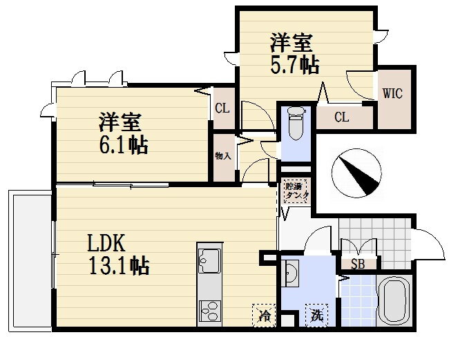 Ｌａｕｌｅ’ａ　Ｃｏｕｒｔ（ラウレア　コート） 3階 2LDK 賃貸物件詳細