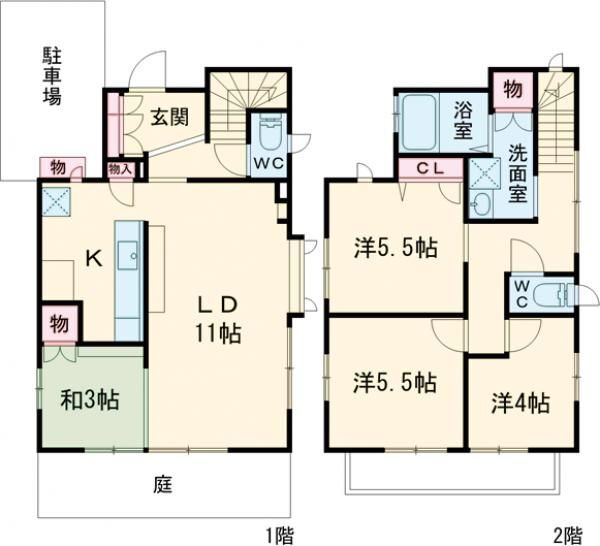 小金井市東町２丁目賃家 3LDK 賃貸物件詳細