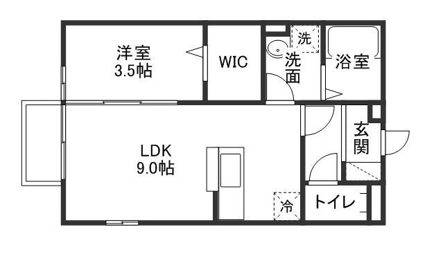 岡山県岡山市北区南方５ 岡山駅 1LDK アパート 賃貸物件詳細