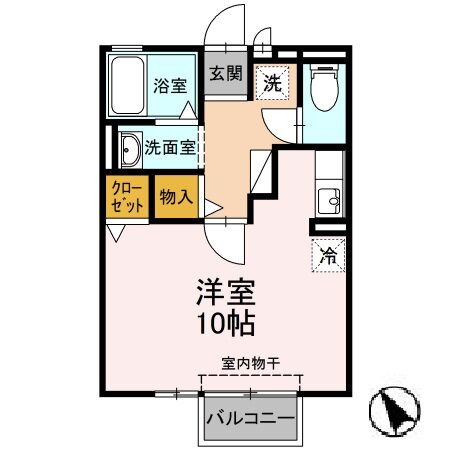 愛知県小牧市小松寺５ 味岡駅 ワンルーム アパート 賃貸物件詳細