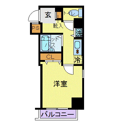 東京都港区芝１ 三田駅 1K マンション 賃貸物件詳細