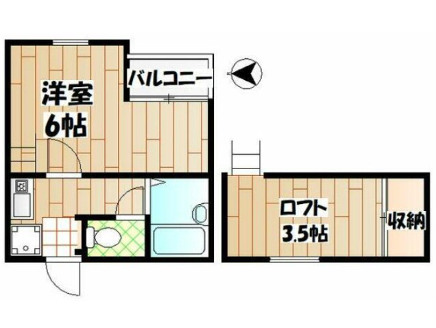 神奈川県川崎市中原区苅宿 平間駅 1K アパート 賃貸物件詳細