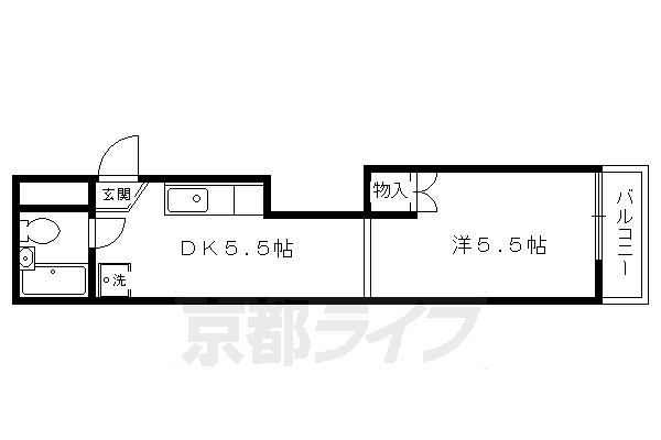 京都府京都市上京区東上善寺町 北野白梅町駅 1DK マンション 賃貸物件詳細