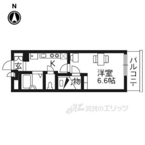 京都府京都市南区吉祥院這登西町 西大路駅 1K アパート 賃貸物件詳細