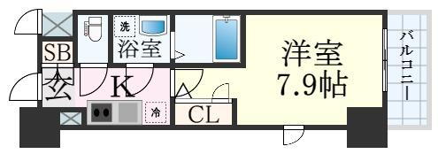 兵庫県神戸市中央区旭通２ 三ノ宮駅 1K マンション 賃貸物件詳細