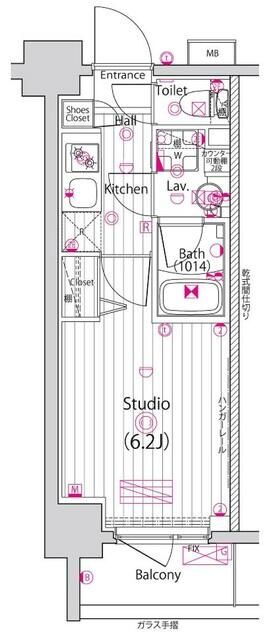 神奈川県横浜市西区浅間町３ 横浜駅 1K マンション 賃貸物件詳細