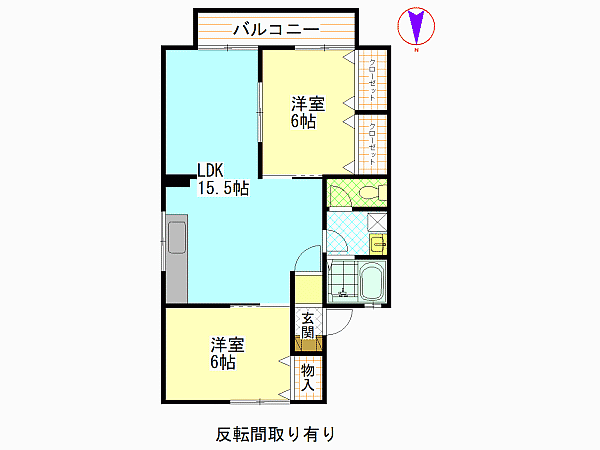 広島県広島市安佐南区伴東８ 大原駅 2LDK アパート 賃貸物件詳細