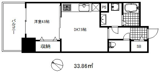 兵庫県神戸市中央区海岸通２ 元町駅 1DK マンション 賃貸物件詳細