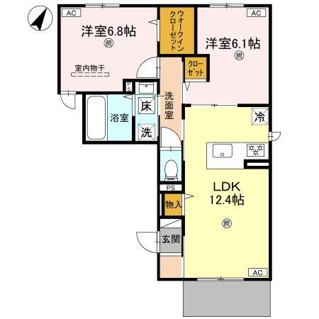 大阪府大阪市西区川口３ 阿波座駅 2LDK アパート 賃貸物件詳細