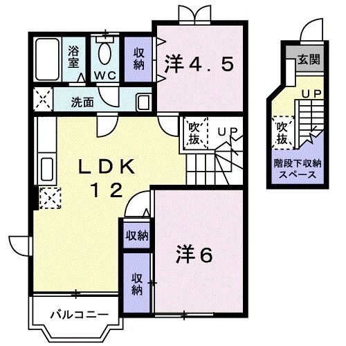 静岡県牧之原市細江 六合駅 2LDK アパート 賃貸物件詳細