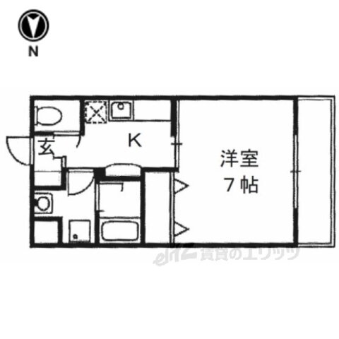 大阪府枚方市津田東町１ 藤阪駅 1K マンション 賃貸物件詳細