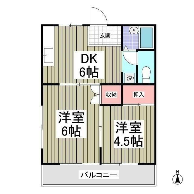 埼玉県行田市城西１ 持田駅 2DK アパート 賃貸物件詳細