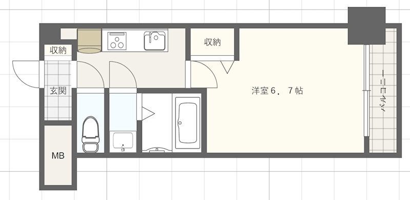 兵庫県神戸市兵庫区浜崎通 兵庫駅 1K マンション 賃貸物件詳細