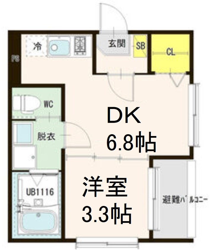 Ｓｐｒｏｕｔ　Ｆｌｏｗｅｒ（スプラウトフラワー） 2階 1DK 賃貸物件詳細