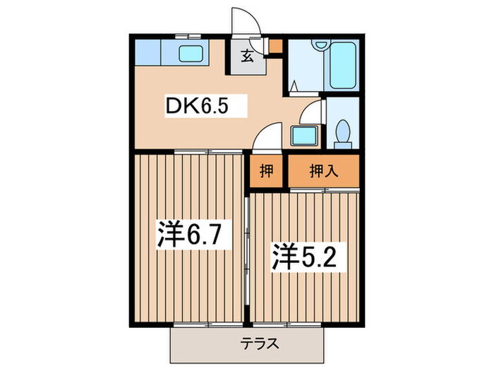 神奈川県横浜市瀬谷区本郷１ 瀬谷駅 2DK アパート 賃貸物件詳細