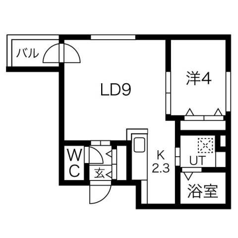 北海道札幌市豊平区平岸四条１２ 南平岸駅 1LDK マンション 賃貸物件詳細