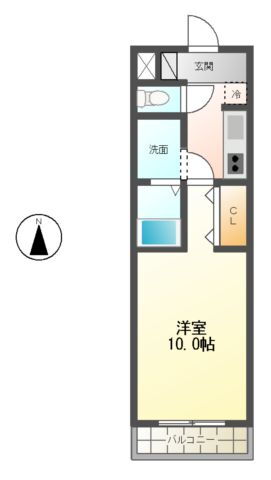 愛知県江南市飛高町栄 江南駅 1K マンション 賃貸物件詳細