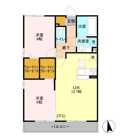 茨城県古河市中央町２ 古河駅 2LDK アパート 賃貸物件詳細